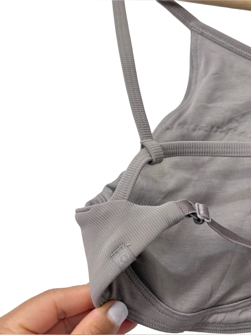 Lululemon Inner Glow Bra
Half Moon Ribbed Gray Size 6 - Picture 3 of 9